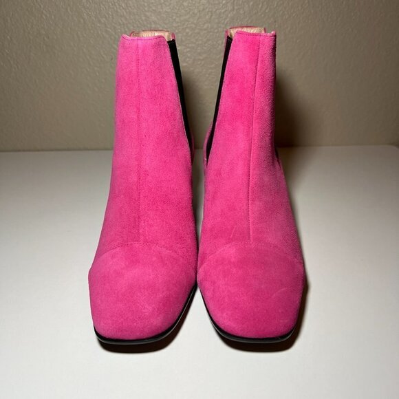 NIB Escada Women's Ankle Booties Pink Size 8.5 - Picture 2 of 8
